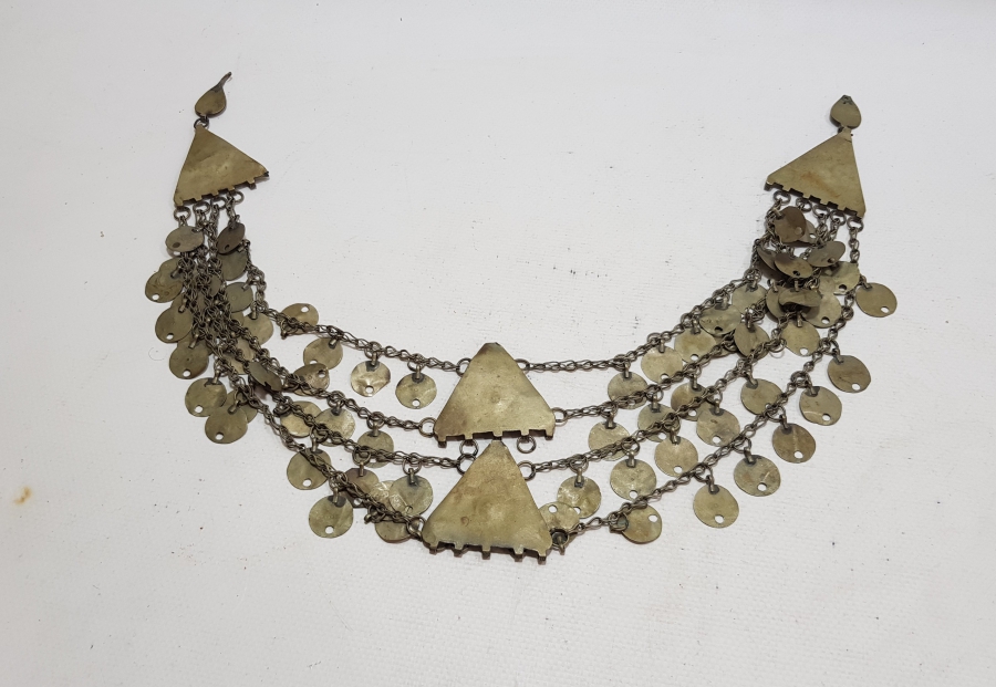 OSMANLI DÖNEMİ BÜYÜK BOY CINGILLI GELİN ALINLIĞI