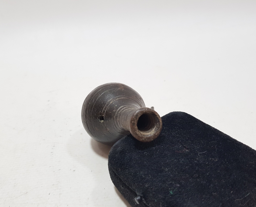 OSMANLI DÖNEMİ BRONZ BARUTLUK