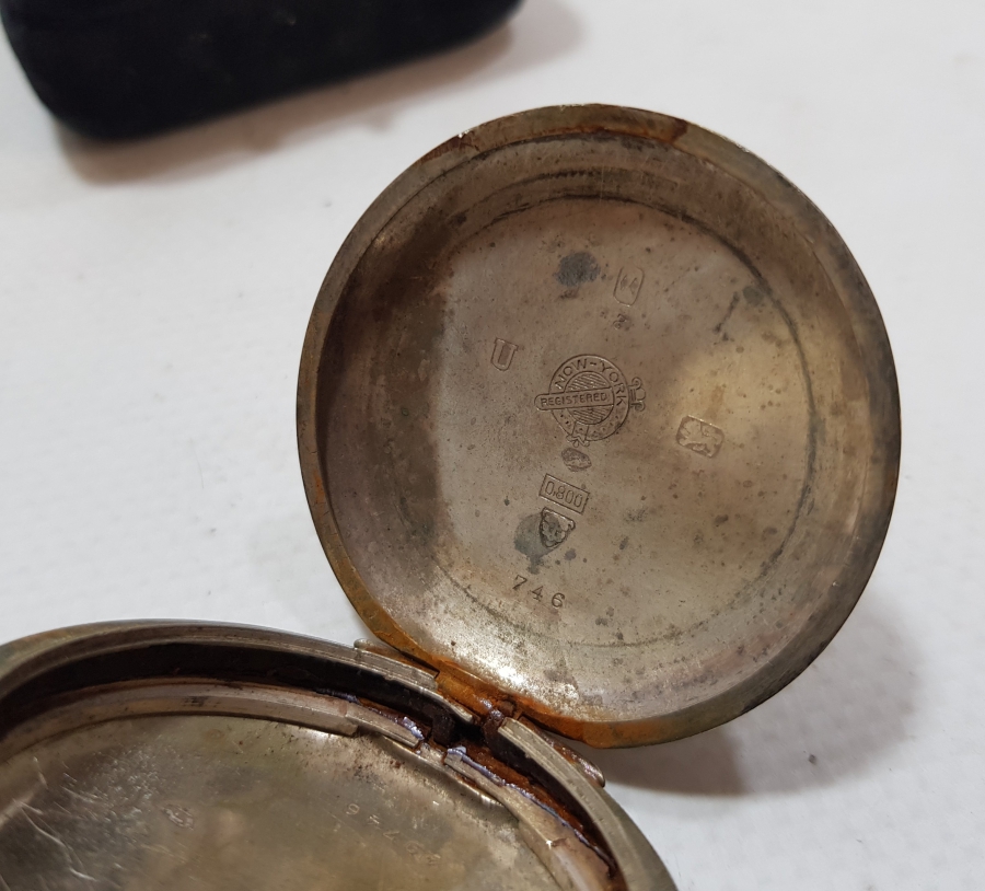 OSMANLI DÖNEMİ GÜMÜŞ CEP SAATİ KASASI