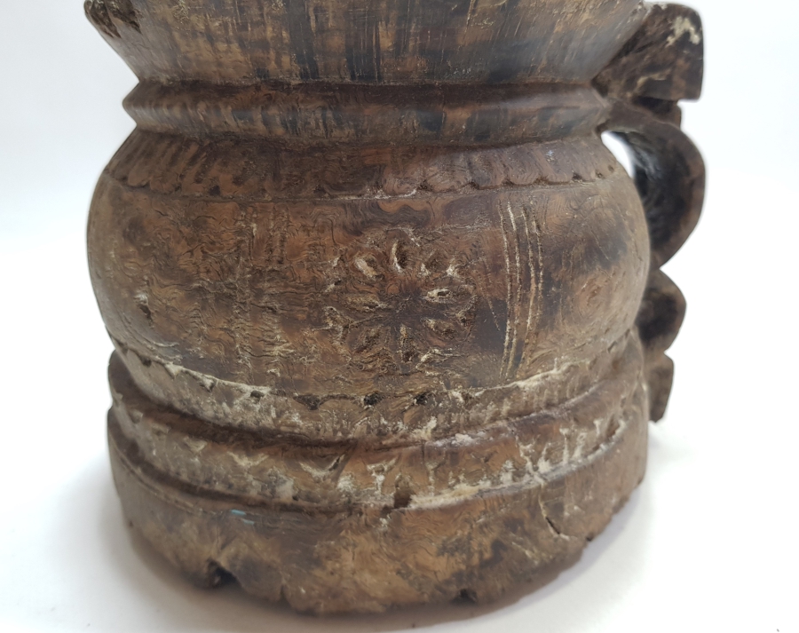 ORİJİNAL ELİYLE OSMANLI DÖNEMİ AHŞAP DİBEK