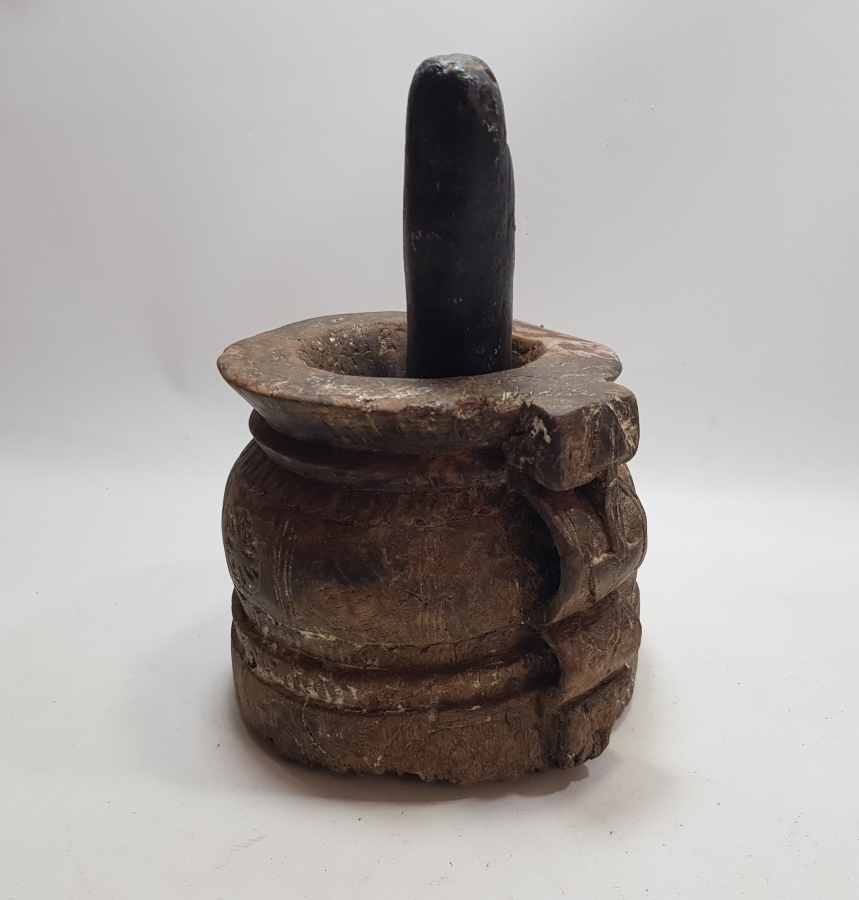 ORİJİNAL ELİYLE OSMANLI DÖNEMİ AHŞAP DİBEK