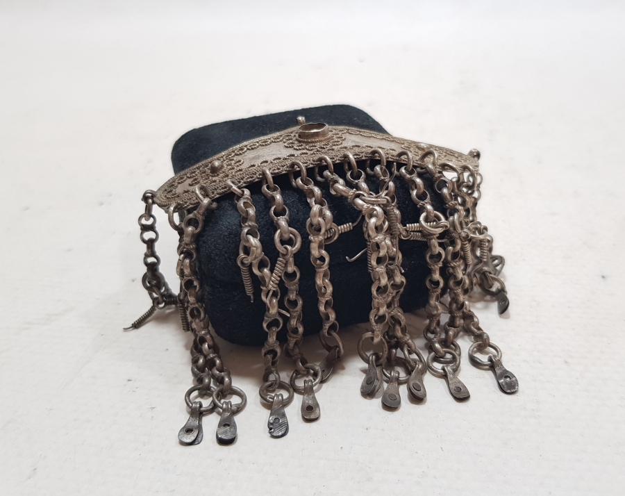 OSMANLI DÖNEMİ ÇOK NADİR GÜMÜŞ GELİN YANAKLIĞI