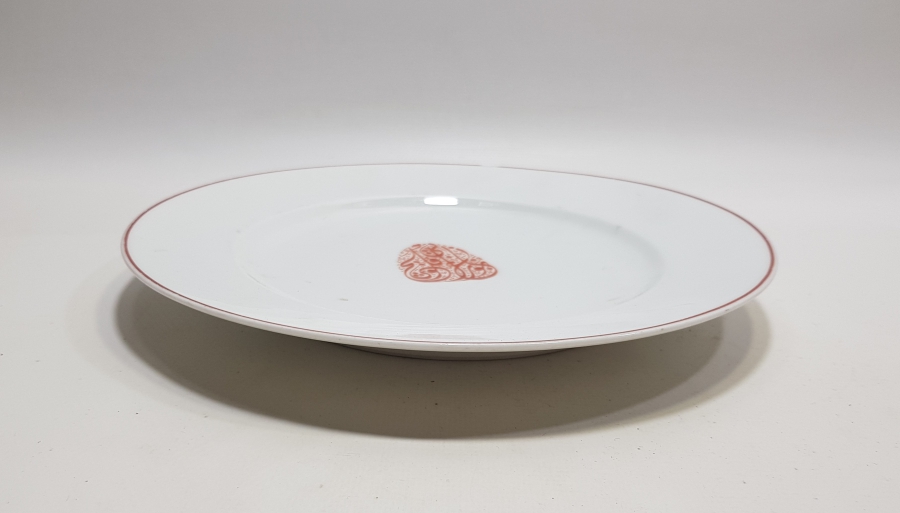 ÜZERİNDE OSMANLICA BOĞAZİÇİ KULÜBÜ YAZILI ÇOK NADİR POLO KULÜBÜ PORSELEN TABAK