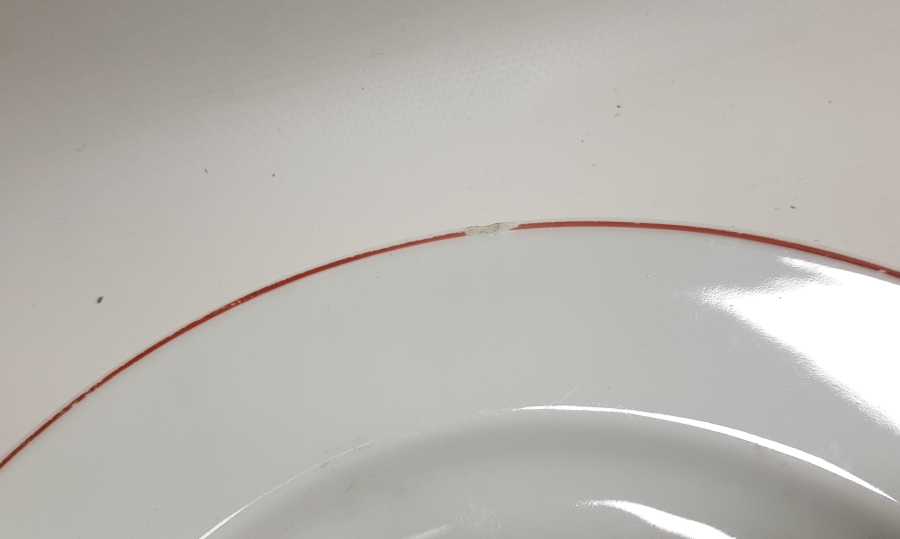 ÜZERİNDE OSMANLICA BOĞAZİÇİ KULÜBÜ YAZILI ÇOK NADİR POLO KULÜBÜ PORSELEN TABAK