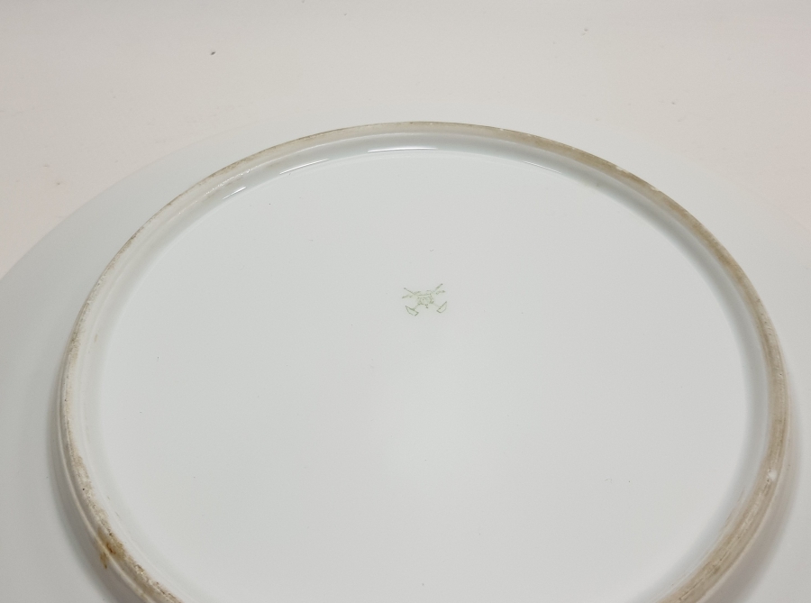 ÜZERİNDE OSMANLICA BOĞAZİÇİ KULÜBÜ YAZILI ÇOK NADİR POLO KULÜBÜ PORSELEN TABAK