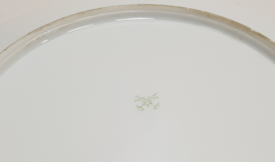 ÜZERİNDE OSMANLICA BOĞAZİÇİ KULÜBÜ YAZILI ÇOK NADİR POLO KULÜBÜ PORSELEN TABAK