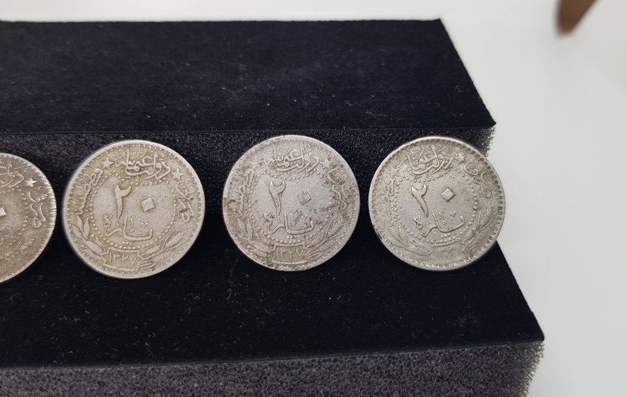 MEHMET REŞAT HAN DÖNEMİ 4 ADET 20 PARA