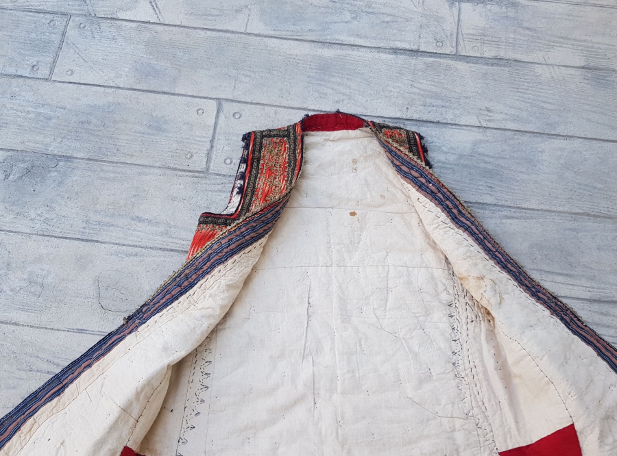 OSMANLI DÖNEMİ ÇOK NADİR ANTEP YÖRESİ YÖRÜK İŞİ KOLSUZ ÜÇ ETEK