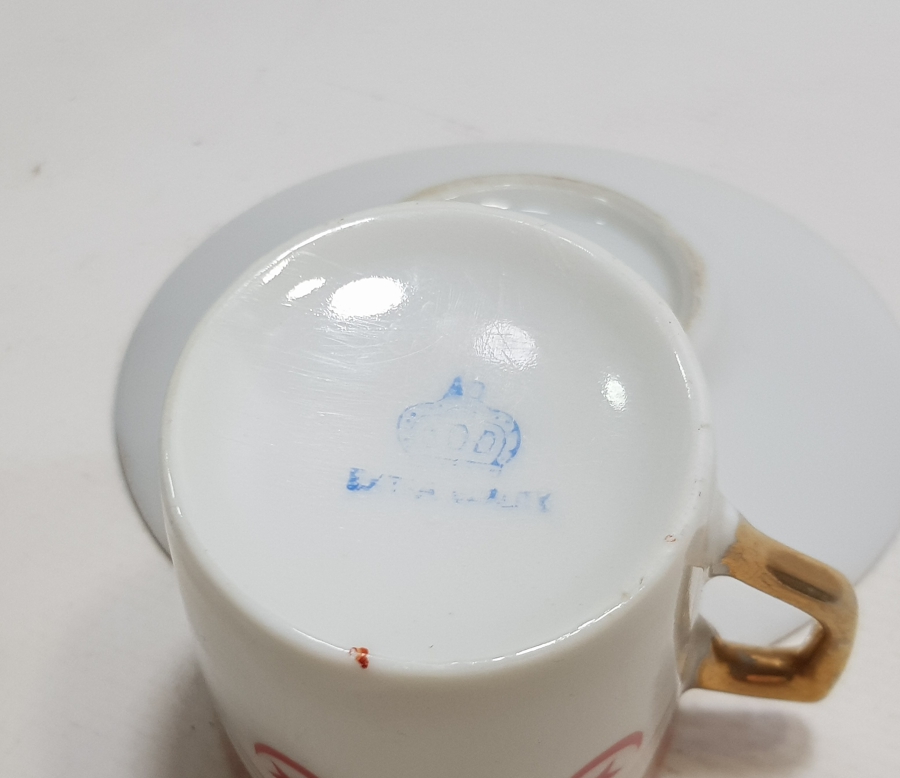 OSMANLI DÖNEMİ AY YILDIZLI KAHVE FİNCANI