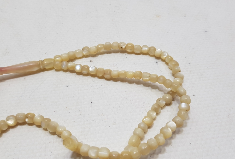 OSMANLI DÖNEMİ SEDEFTEN MAMUL MEVLEVİ NAMAZ TESPİHİ