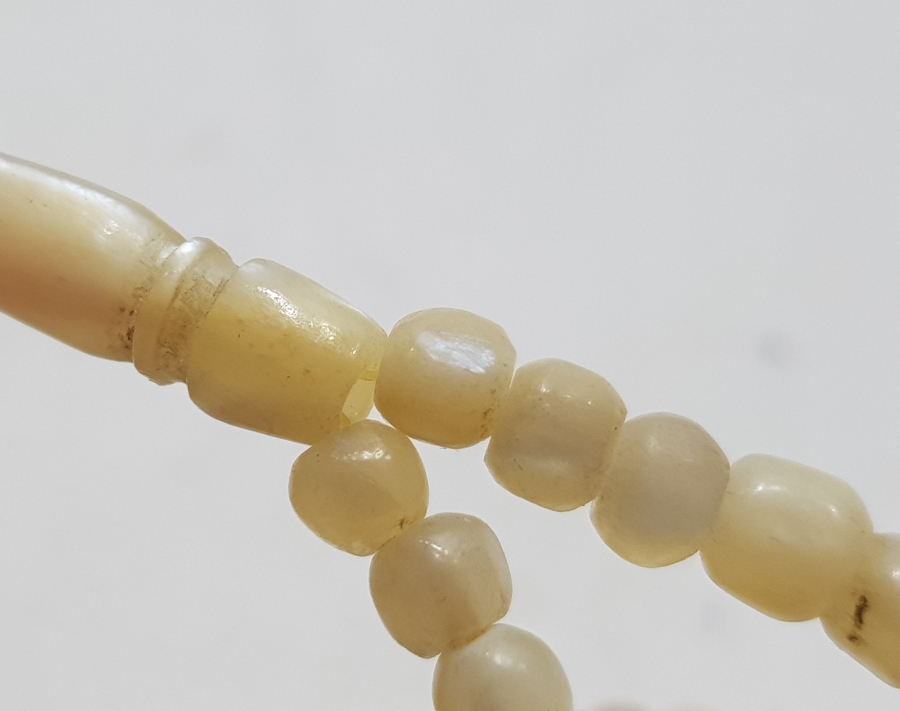 OSMANLI DÖNEMİ SEDEFTEN MAMUL MEVLEVİ NAMAZ TESPİHİ