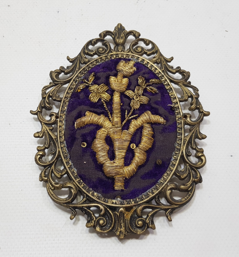 OSMANLI DÖNEMİ SIRMA İŞÇİLİKLİ İĞNELİK