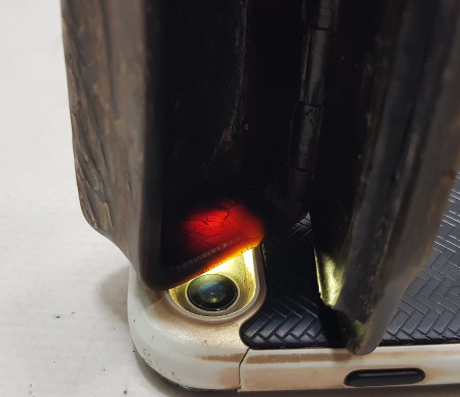 OSMANLI DÖNEMİ ÇOK NADİR GERGEDAN BOYNUZU ENFİYE KUTUSU