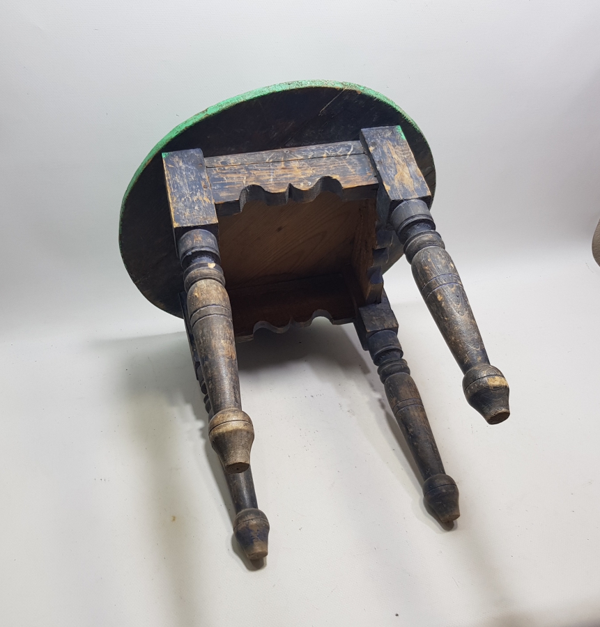 OSMANLI DÖNEMİ NADİR AHŞAP KAHVECİ SEHPASI