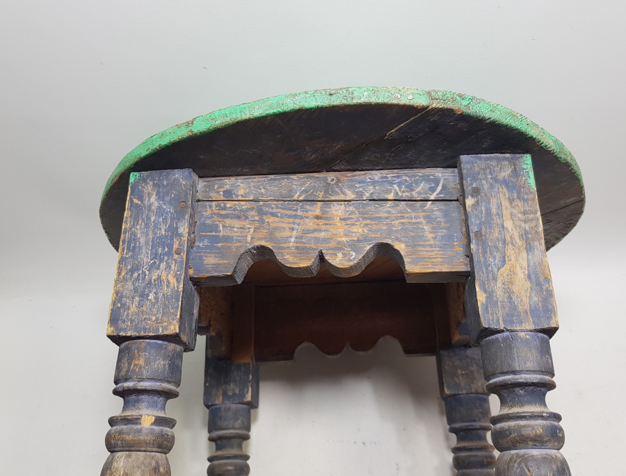 OSMANLI DÖNEMİ NADİR AHŞAP KAHVECİ SEHPASI