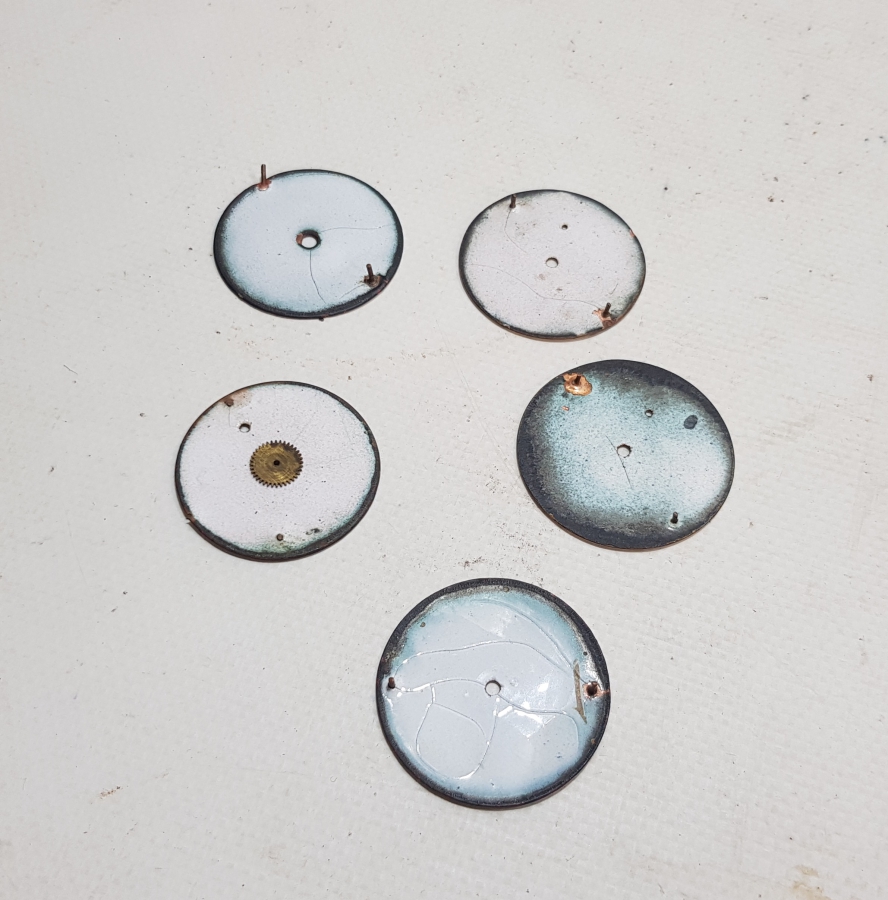 OSMANLI DÖNEMİ CEP SAATİ KADRANLARI LOTU