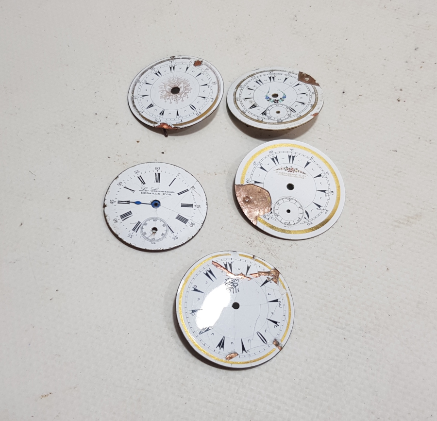 OSMANLI DÖNEMİ CEP SAATİ KADRANLARI LOTU