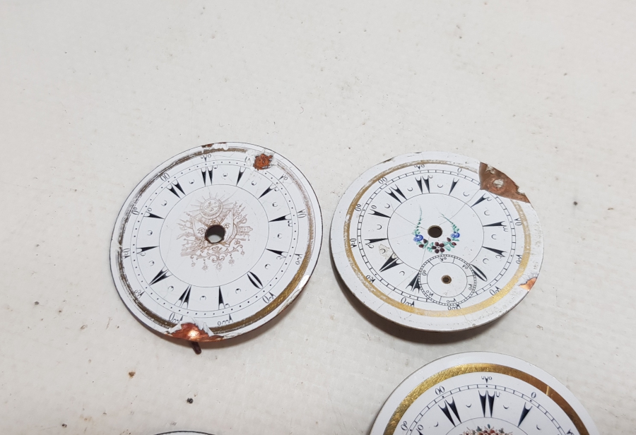 OSMANLI DÖNEMİ CEP SAATİ KADRANLARI LOTU