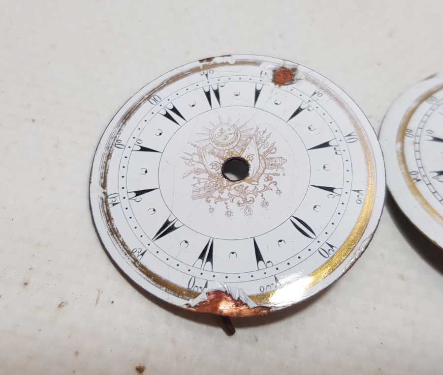 OSMANLI DÖNEMİ CEP SAATİ KADRANLARI LOTU