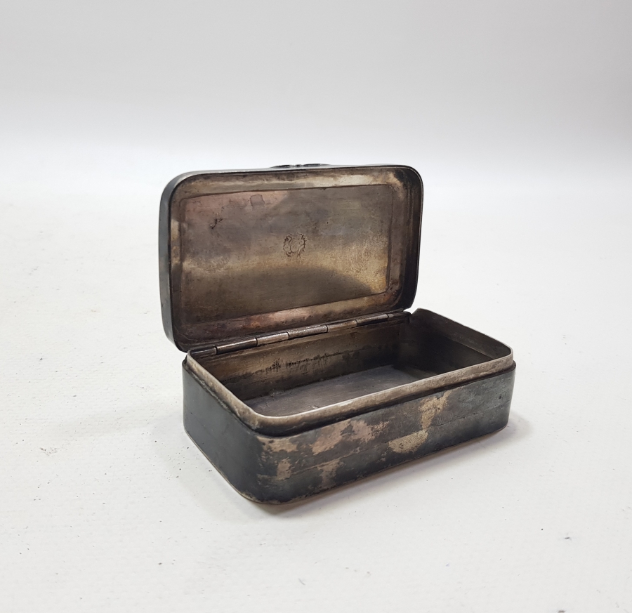 OSMANLI DÖNEMİ MANİSA İŞİ ÇOK NADİR ERMENİ USTA DAMGALI GÜMÜŞ TÜTÜN TABAKASI