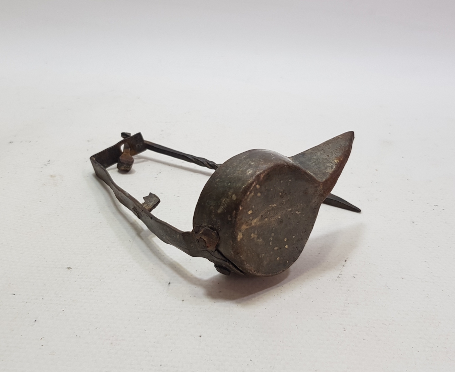 NADİR FORMDA OSMANLI DÖNEMİ EL YAPIMI KANDİL