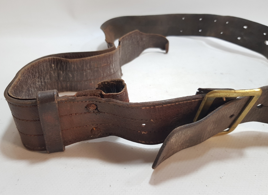 1. DÜNYA SAVAŞI DÖNEMİ ÇOK NADİR OSMANLI DERİ SUBAY KEMERİ