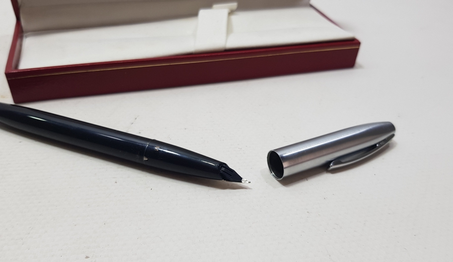 ORİJİNAL KUTUSUNDA SHEAFFER MARKA ANTİKA DOLMA KALEM