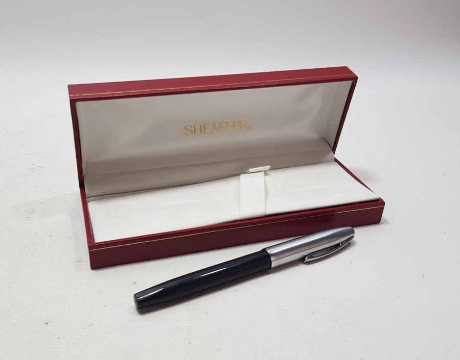 ORİJİNAL KUTUSUNDA SHEAFFER MARKA ANTİKA DOLMA KALEM