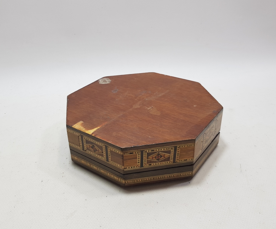 MARKUTERİ İŞÇİLİKLİ OSMANLI DÖNEMİ BÜYÜK BOY KAPAKLI KUTU