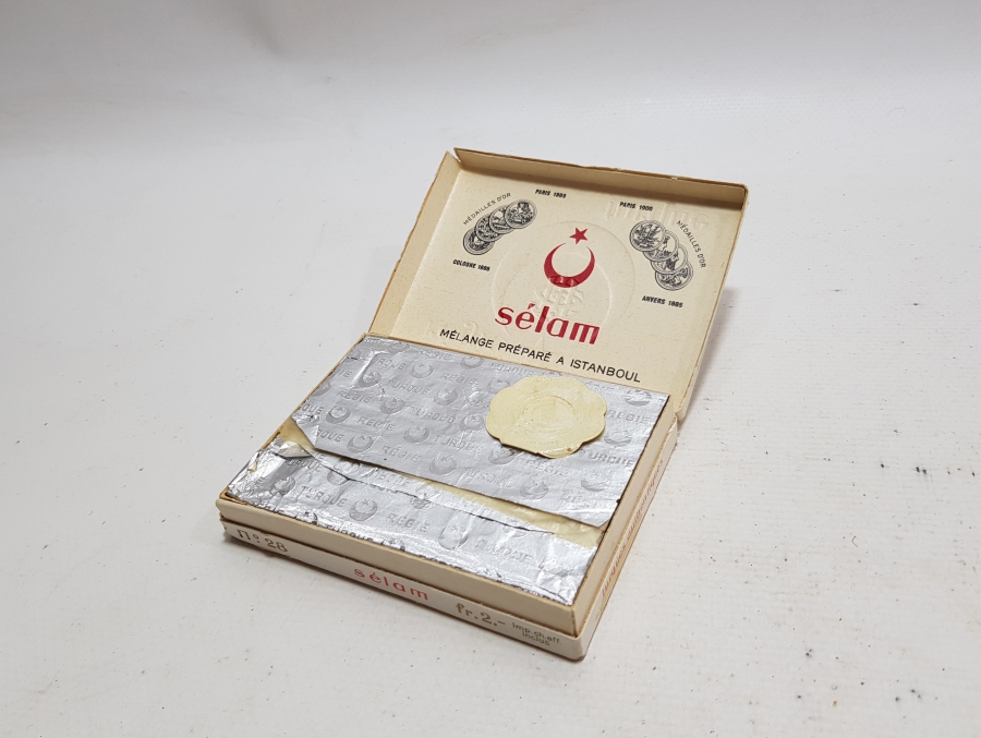 OSMANLI DÖNEMİ İÇİ DOLU NADİR SİGARA KUTUSU