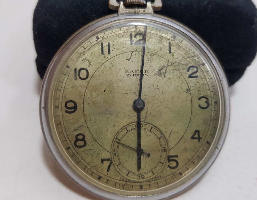 ZAFER MARKA ÇOK NADİR ANTİKA CEP SAATİ