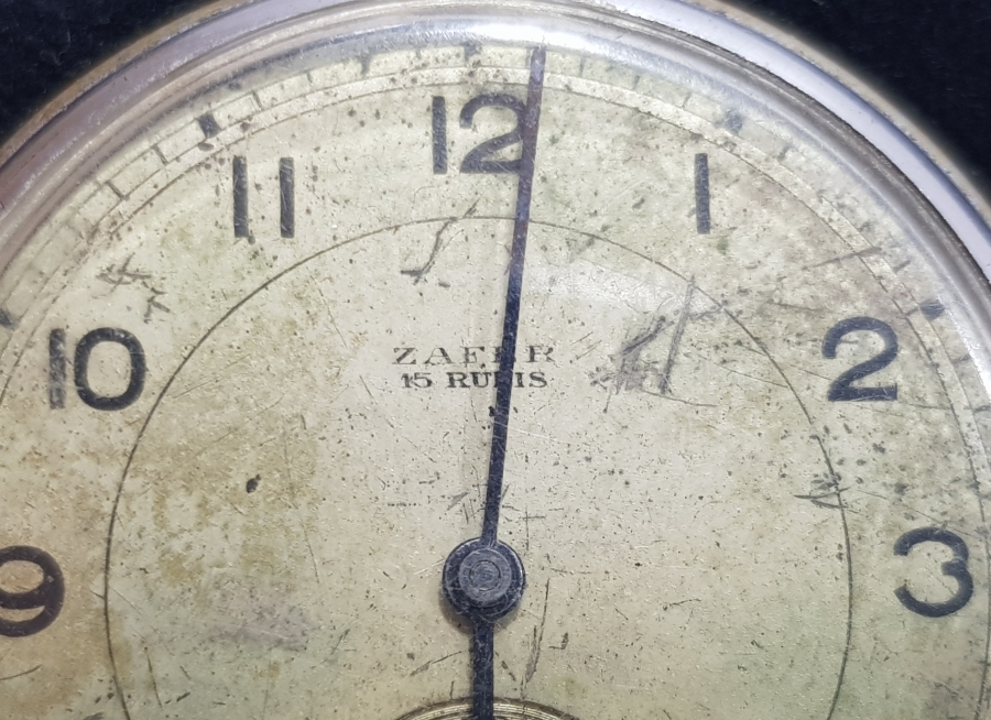 ZAFER MARKA ÇOK NADİR ANTİKA CEP SAATİ