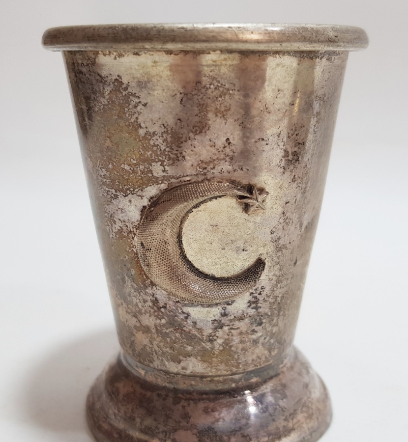 GÜMÜŞ KAPLAMA ANTİKA BARDAK