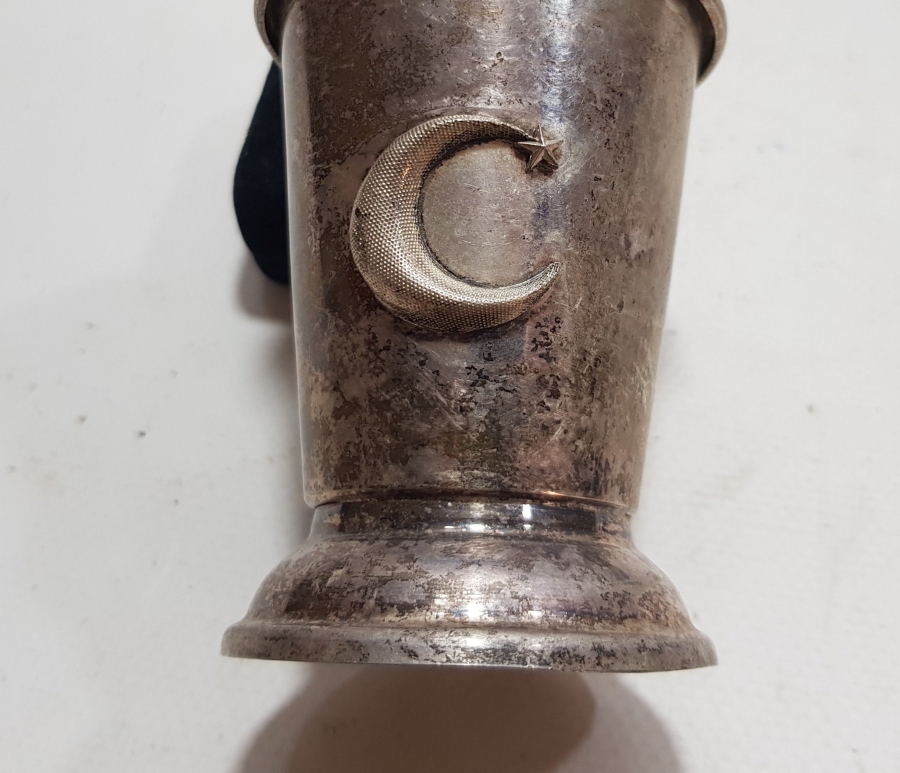 GÜMÜŞ KAPLAMA ANTİKA BARDAK