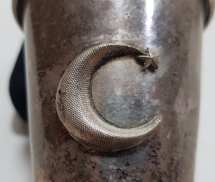 GÜMÜŞ KAPLAMA ANTİKA BARDAK