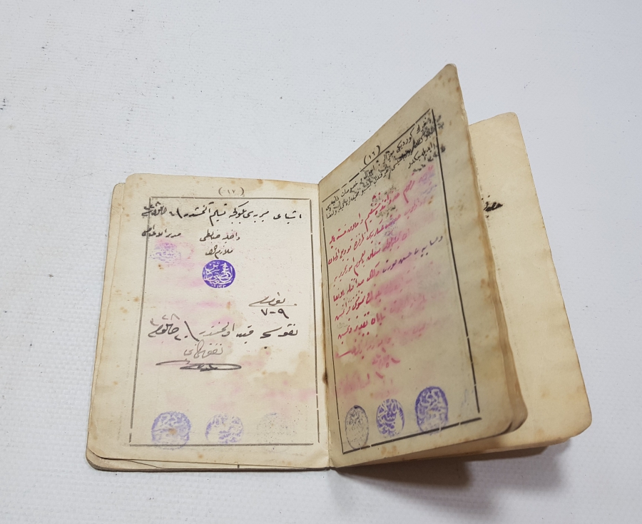 OSMANLI DÖNEMİ NADİR SUBAY MAAŞ CÜZDANI