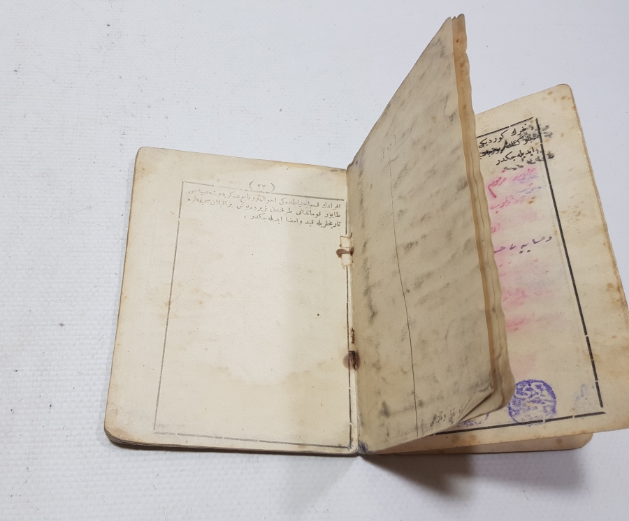 OSMANLI DÖNEMİ NADİR SUBAY MAAŞ CÜZDANI