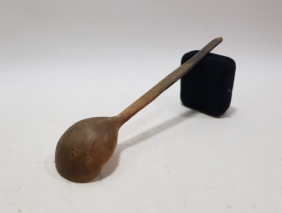 OSMANLI DÖNEMİ BOYNUZDAN MAMUL TEKKE İŞİ HOŞAF KAŞIĞI