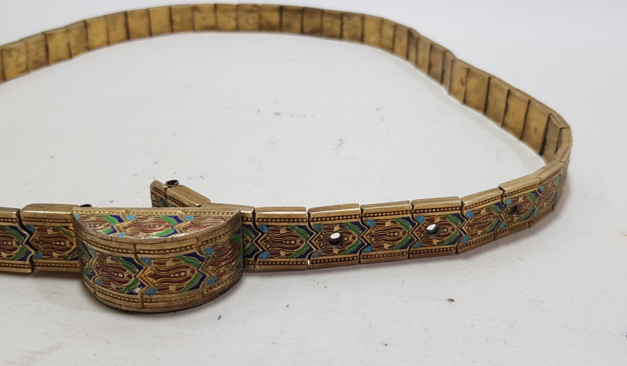 MİNE İŞÇİLİKLİ ÇERKES İŞİ ANTİKA GÜMÜŞ GELİN KEMERİ