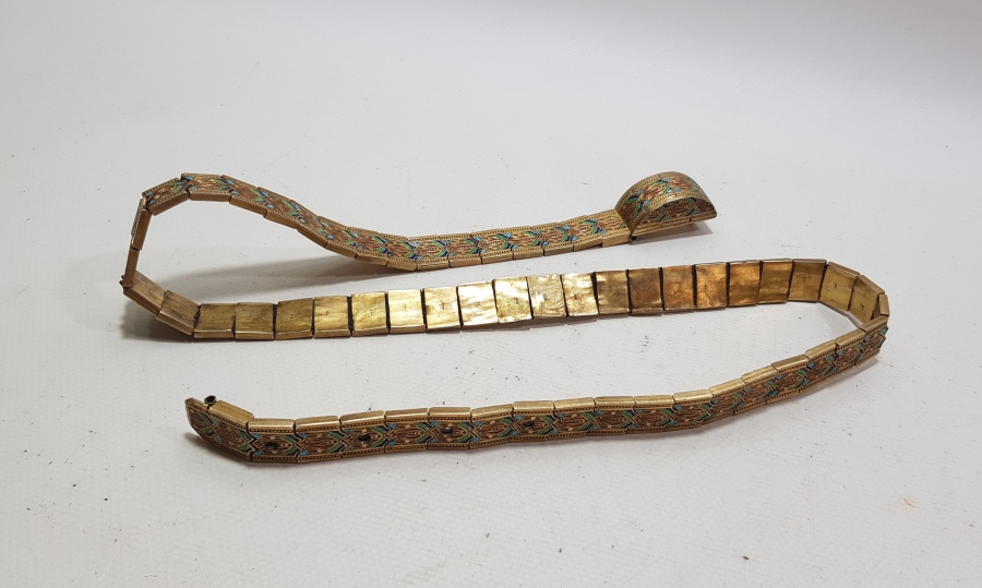 MİNE İŞÇİLİKLİ ÇERKES İŞİ ANTİKA GÜMÜŞ GELİN KEMERİ