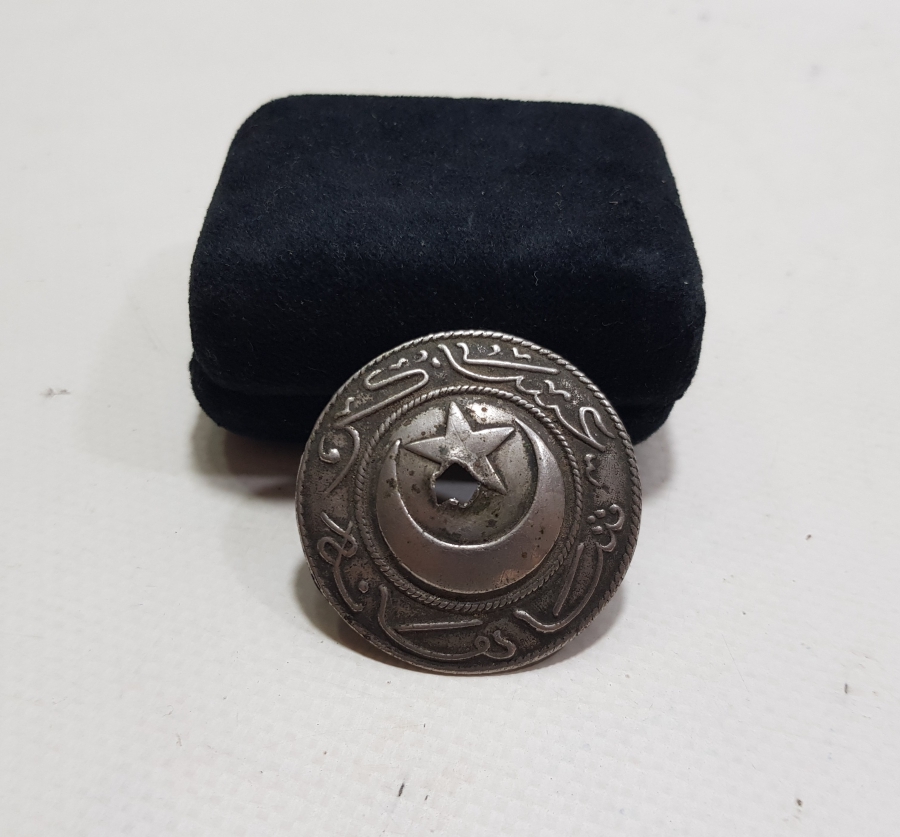 1. DÜNYA SAVAŞI DÖNEMİ ÇOK NADİR ASAKİRİ ŞAHANE YAZILI PAŞA KEMER TOKASI PARÇASI