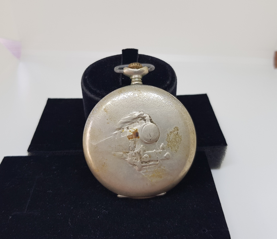 ZELMA MARKA ANTİKA KURMALI CEP SAATİ