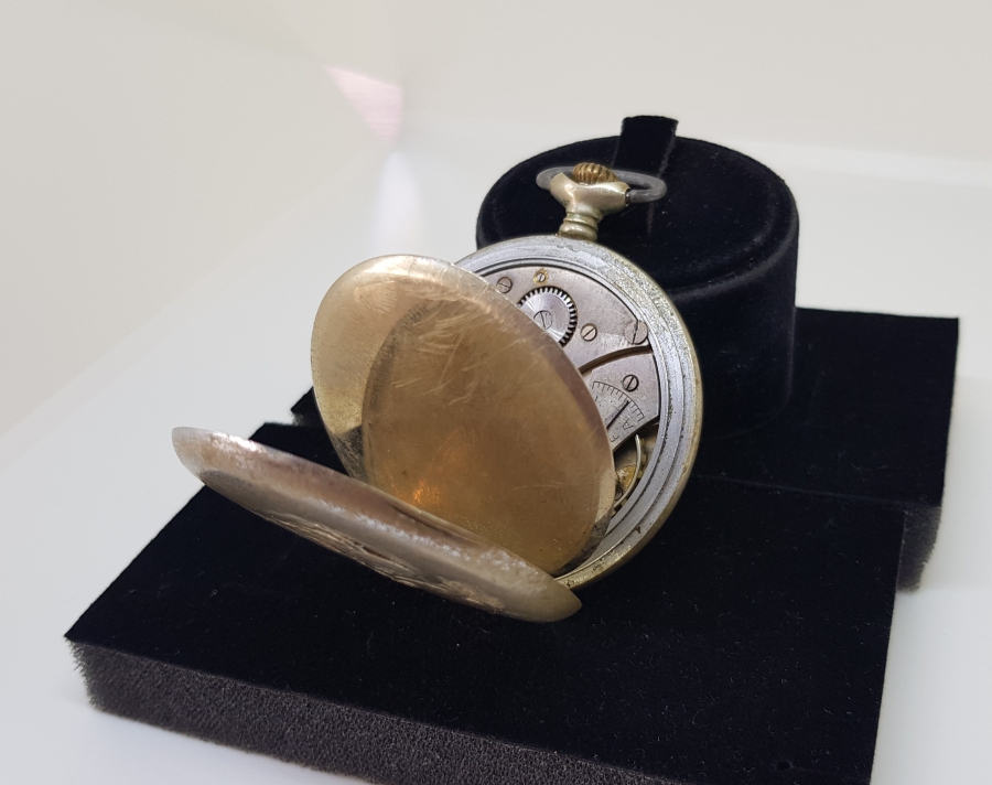 ZELMA MARKA ANTİKA KURMALI CEP SAATİ