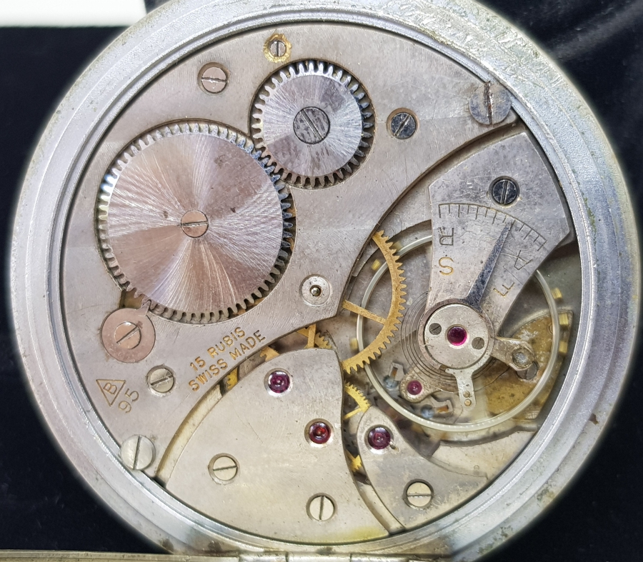 ZELMA MARKA ANTİKA KURMALI CEP SAATİ