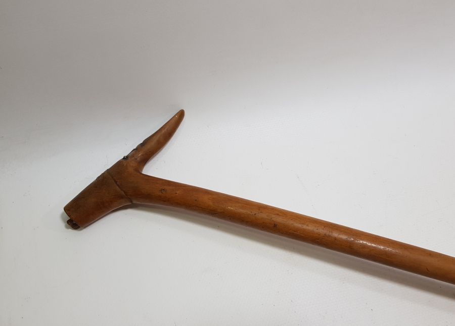 OSMANLI DÖNEMİ ÇOK NADİR EL OYMA İŞÇİLİKLİ AHŞAP PAŞA BASTONU