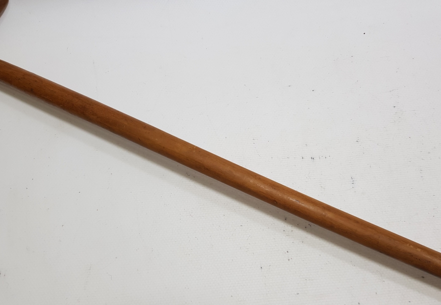 OSMANLI DÖNEMİ ÇOK NADİR EL OYMA İŞÇİLİKLİ AHŞAP PAŞA BASTONU