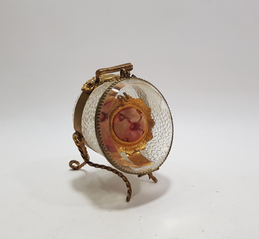 OSMANLI DÖNEMİ NADİR FORMDA KAPAKLI SAAT TEŞHİR KUTUSU