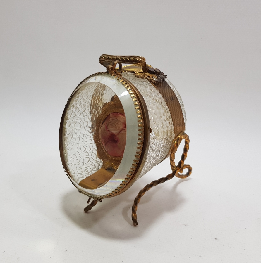 OSMANLI DÖNEMİ NADİR FORMDA KAPAKLI SAAT TEŞHİR KUTUSU