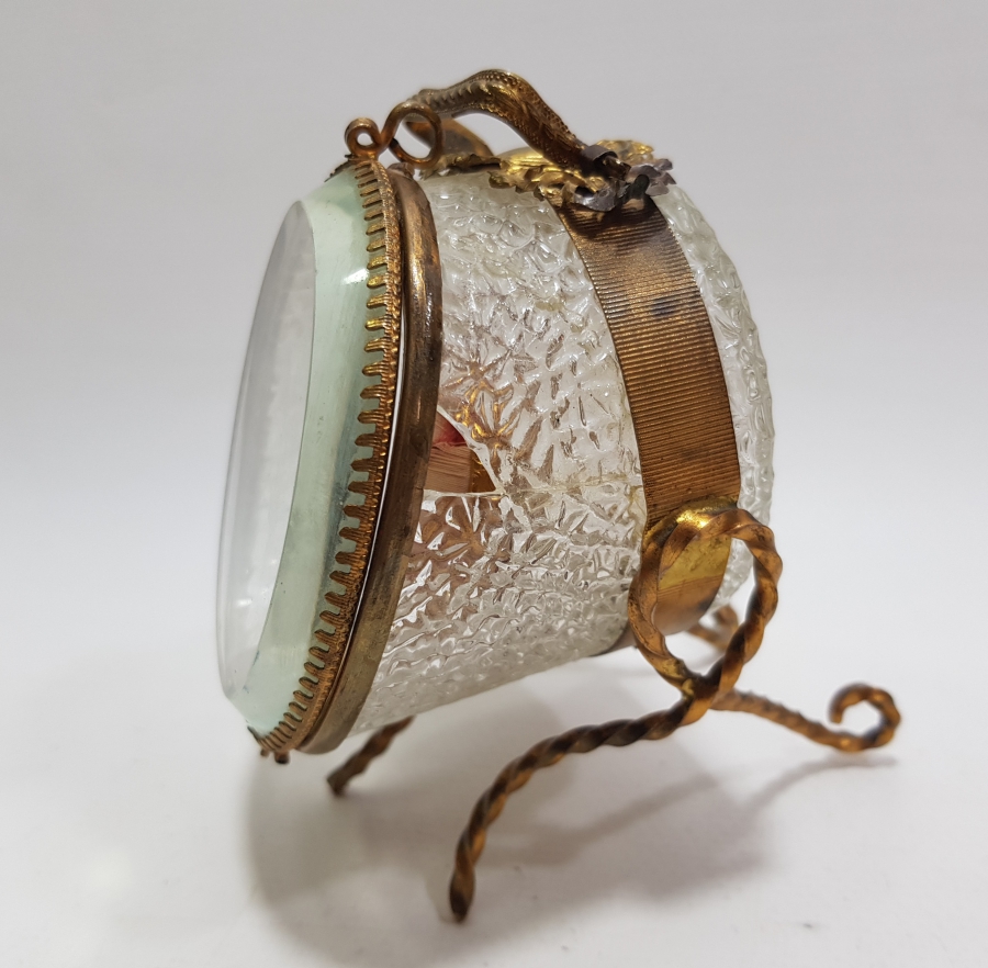 OSMANLI DÖNEMİ NADİR FORMDA KAPAKLI SAAT TEŞHİR KUTUSU