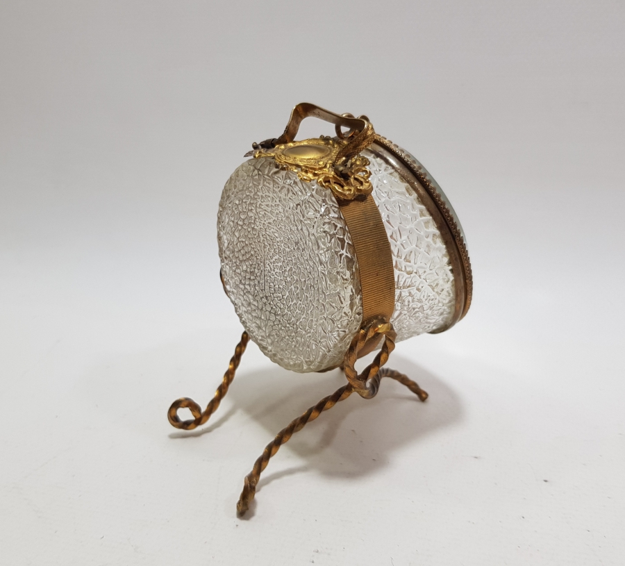 OSMANLI DÖNEMİ NADİR FORMDA KAPAKLI SAAT TEŞHİR KUTUSU